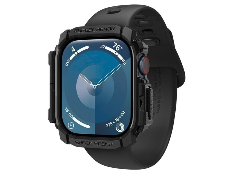 Spigen Rugged Armor matte black - Apple Watch 10 46mm