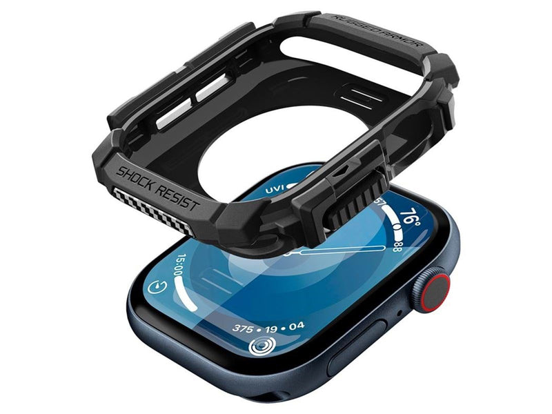Spigen Rugged Armor matte black - Apple Watch 10 46mm