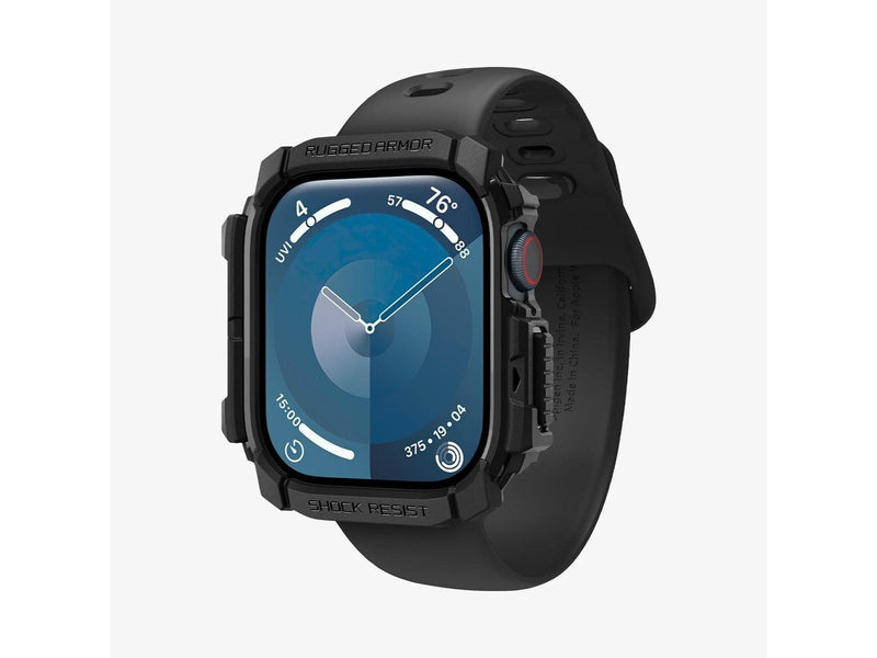 Spigen Rugged Armor matte black - Apple Watch 10 46mm