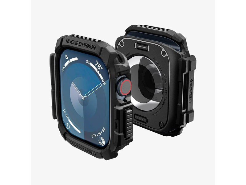 Spigen Rugged Armor matte black - Apple Watch 10 46mm