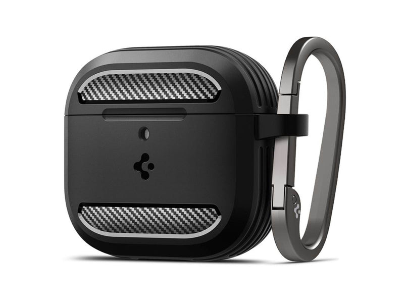 Spigen Rugged Armor matte black - AirPods 4