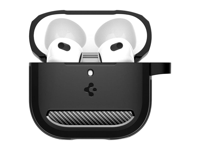 Spigen Rugged Armor matte black - AirPods 4
