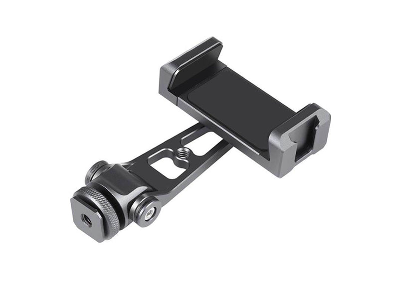 Puluz Swivel phone holder with universal 1/4 mount (black)