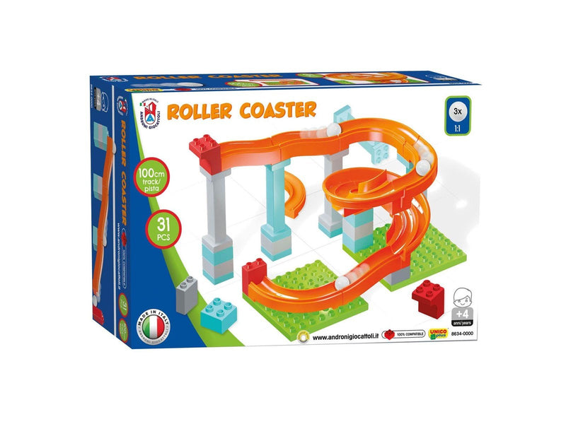 Androni Marble track Roller Coaster Set 31 pieces.