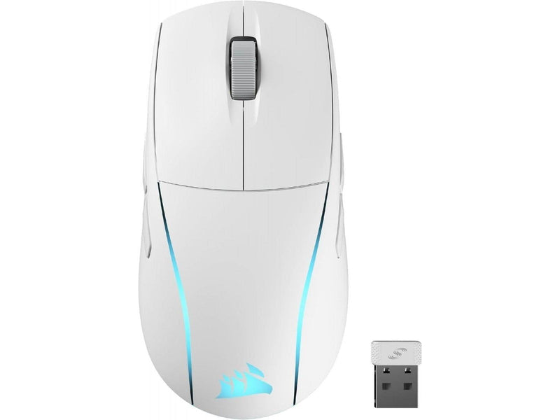 Corsair M75 Lightweight RGB - Gaming Maus (Weiß mit RGB Licht)