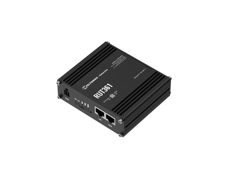 Teltonika RUT361 - wireless router - WWAN - Wi-Fi - 3G 4G - DIN rail mountable wall-mountable surface-mountable - Wireless route