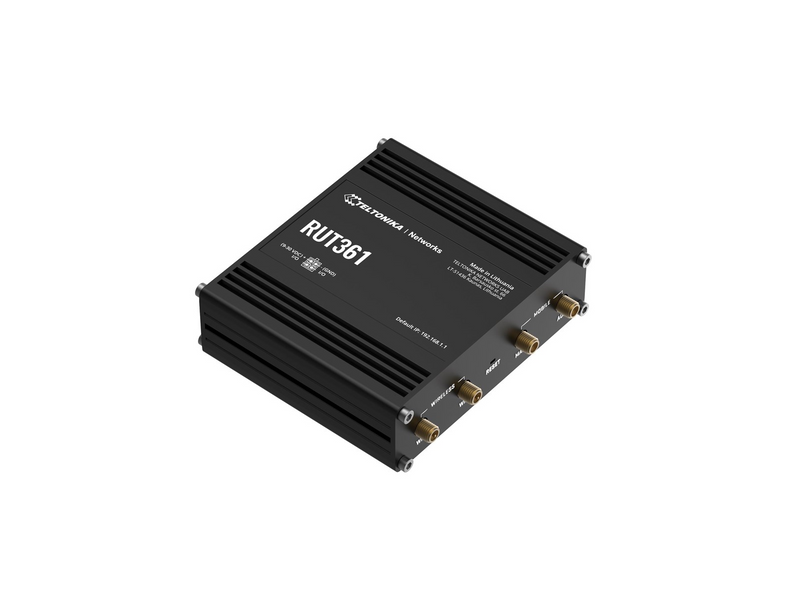 Teltonika RUT361 - wireless router - WWAN - Wi-Fi - 3G 4G - DIN rail mountable wall-mountable surface-mountable - Wireless route