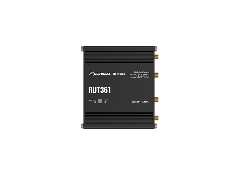 Teltonika RUT361 - wireless router - WWAN - Wi-Fi - 3G 4G - DIN rail mountable wall-mountable surface-mountable - Wireless route