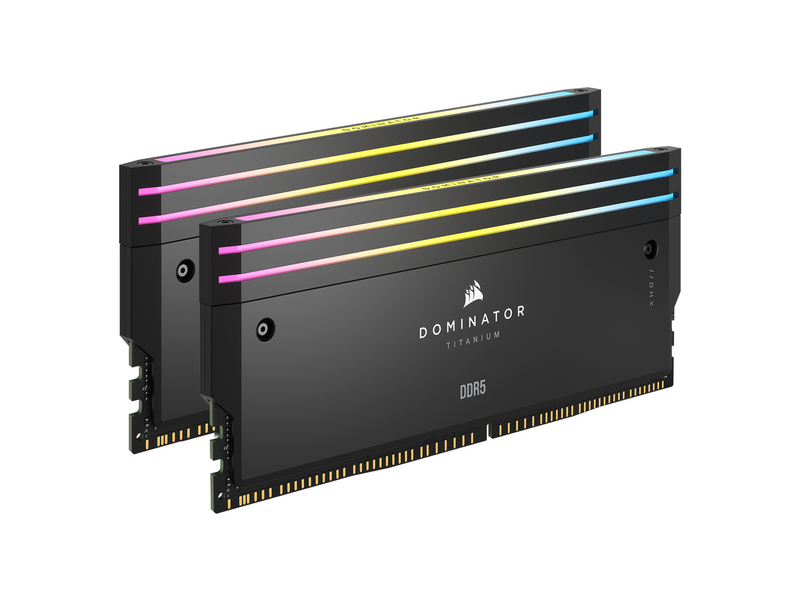 Corsair Dominator Titanium DDR5 Light Enhancement Kit - Schwarz mit RGB