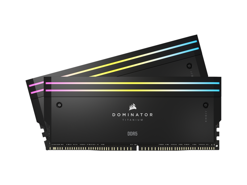 Corsair Dominator Titanium DDR5 Light Enhancement Kit - Schwarz mit RGB