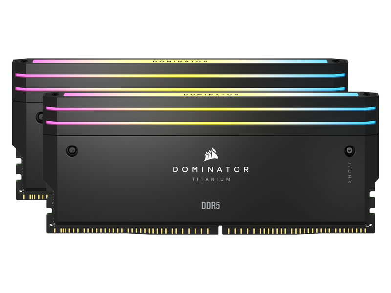 Corsair Dominator Titanium DDR5 Light Enhancement Kit - Schwarz mit RGB