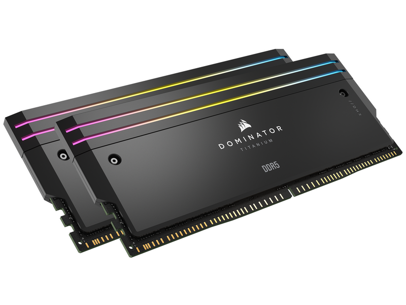 Corsair Dominator Titanium DDR5 Light Enhancement Kit - Schwarz mit RGB