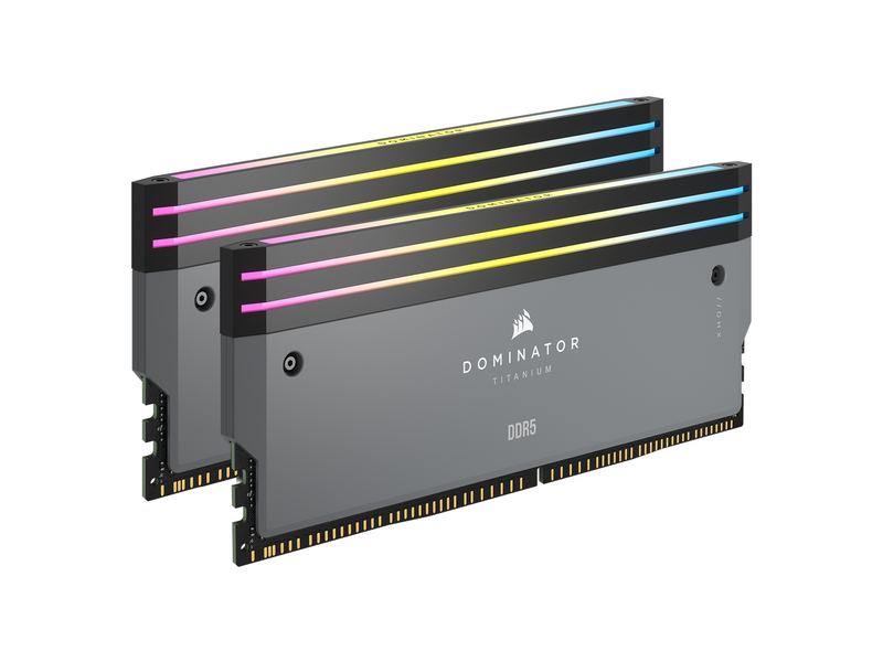 Corsair Dominator Titanium DDR5 Light Enhancement Kit - Grau mit RGB