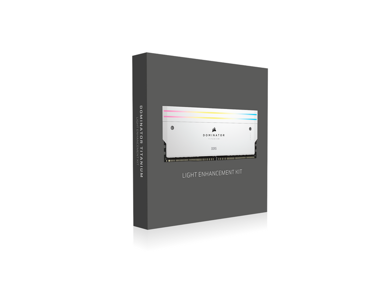 Corsair Dominator Titanium DDR5 Light Enhancement Kit - Weiß mit RGB