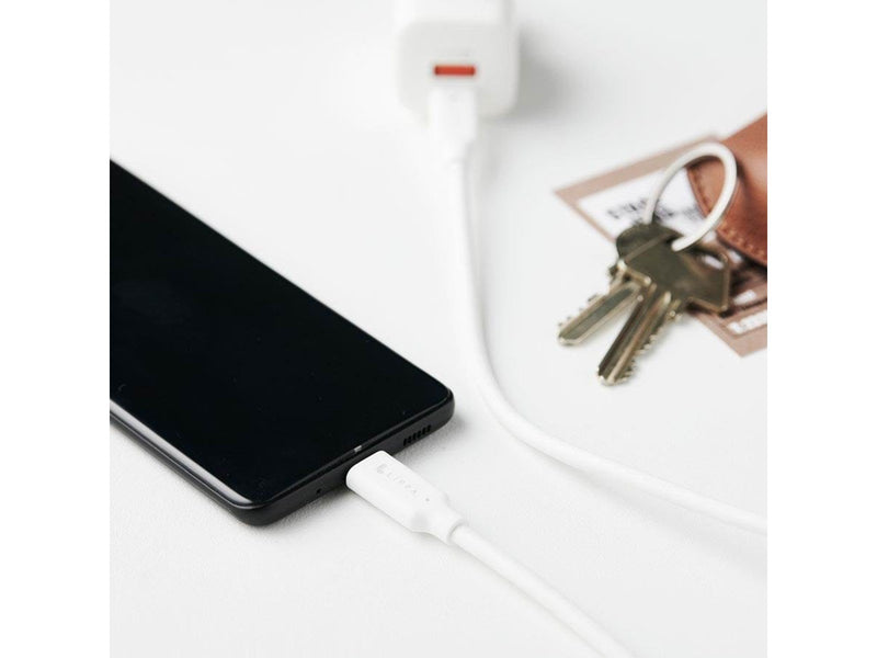 Lippa USB-C to USB-C 100W 10Gbps cable 1m White