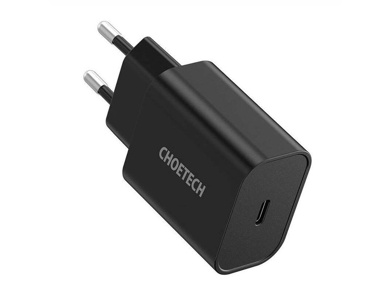 Choetech Mains charger Q5004 EU USB-C 20W (black)