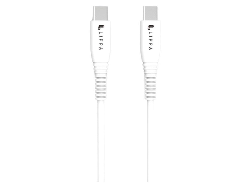 Lippa USB-C to USB-C cable 1m White