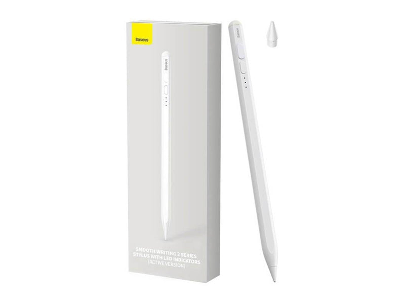 Baseus Smooth Writing 2 Stylus Pen with LED Indicators (white)