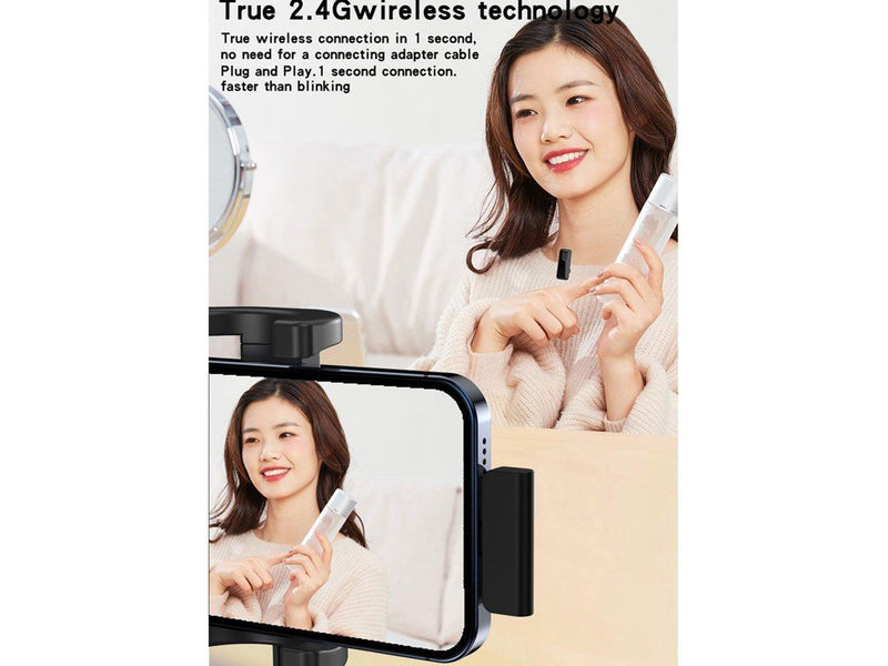 Lippa Wireless Lavalier Microphone R9 for USB-C 2-Pack