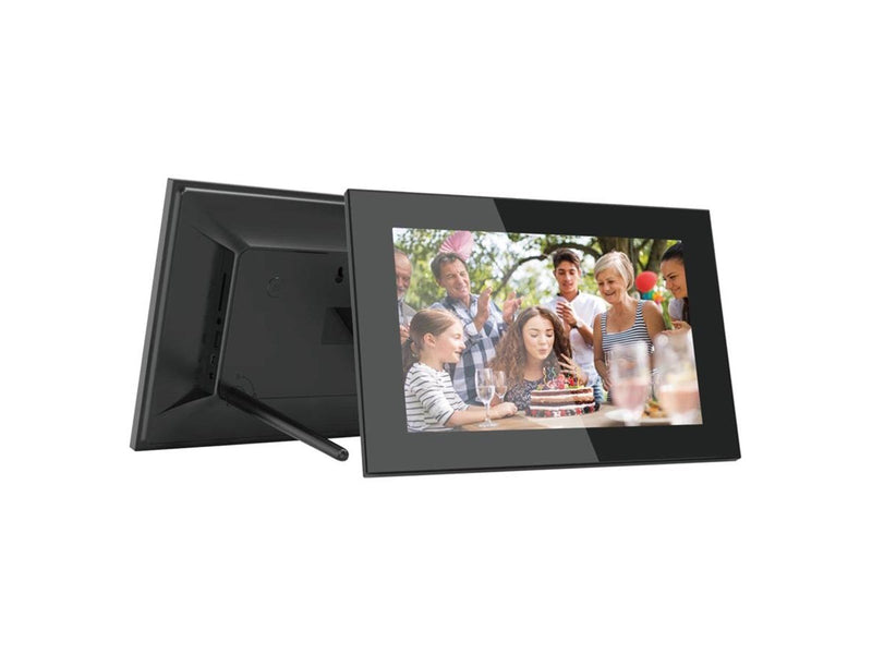 Lippa Frameo Digital Picture Frame 10" in glass - Black