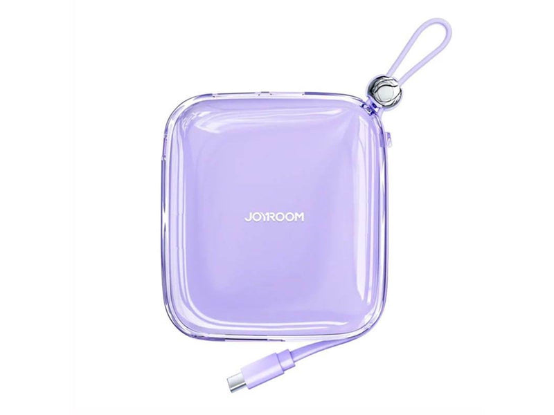 Joyroom Powerbank JR-L004 Jelly 10000mAh USB C (purple) Powerbank (Akku) - Purple - 10000 mAh