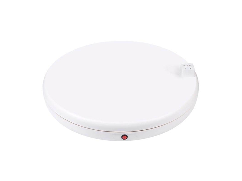Puluz Rotating photo stand with power socket 45 cm (white)