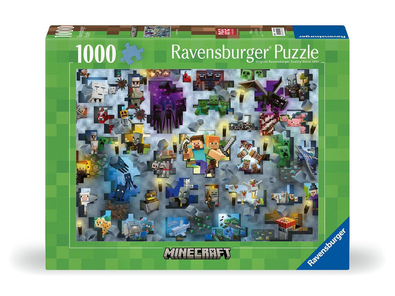 Ravensburger Puzzle Minecraft Mobs 1000p
