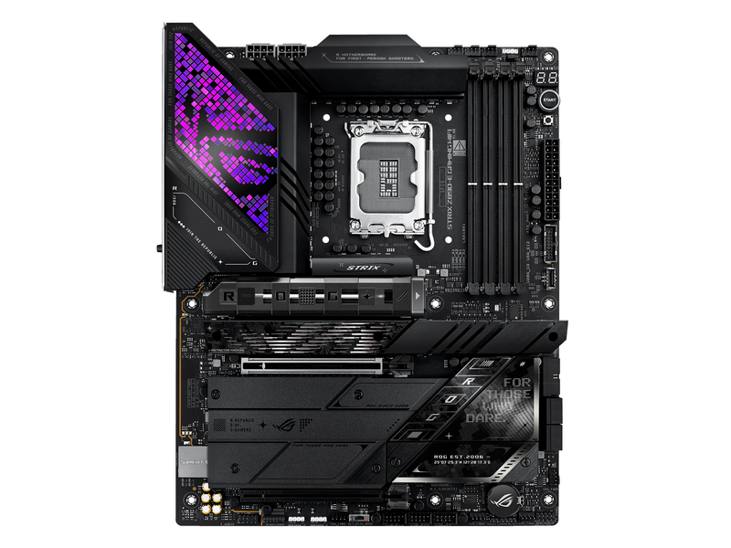 ASUS ROG STRIX Z890-E GAMING WIFI Mainboard - Intel Z890 - Intel LGA1851 socket - DDR5 RAM - ATX