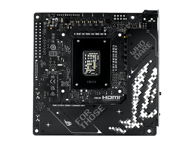 ASUS ROG STRIX Z890-I GAMING WIFI Mainboard - Intel Z890 - Intel LGA1851 socket - DDR5 RAM - Mini-ITX