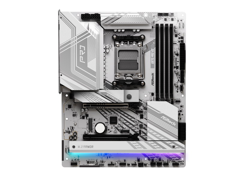 ASRock X870 PRO RS Mainboard - AMD X870 - AMD AM5 socket - DDR5 RAM - ATX