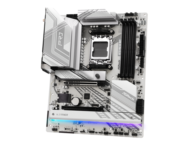 ASRock X870 PRO RS WIFI Mainboard - AMD X870 - AMD AM5 socket - DDR5 RAM - ATX