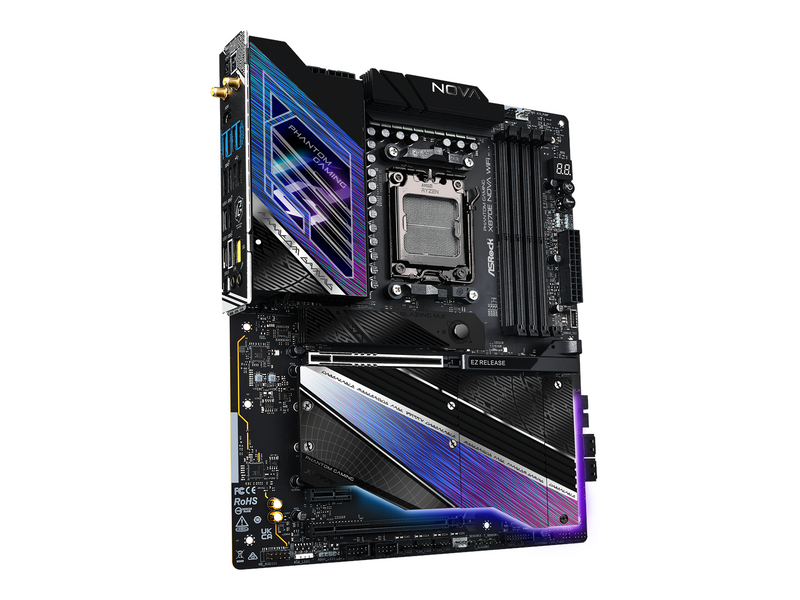 ASRock X870E NOVA WIFI Mainboard - AMD X870E - AMD AM5 socket - DDR5 RAM - ATX