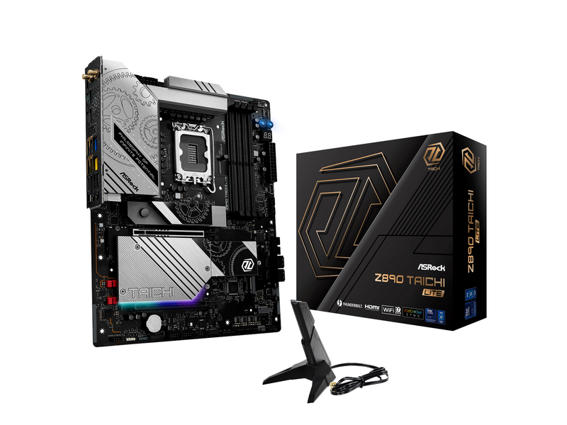 ASRock Z890 TAICHI LITE Mainboard - Intel Z890 - Intel LGA1851 socket - DDR5 RAM - ATX