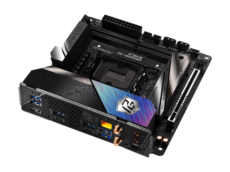 ASRock Z890I NOVA WIFI Mainboard - Intel Z890 - Intel LGA1851 socket - DDR5 RAM - Mini-ITX