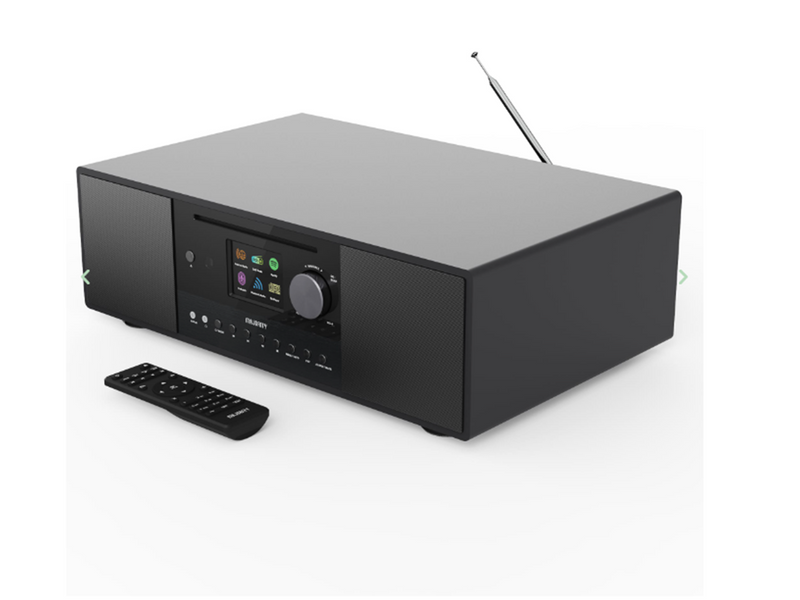 Majority Quadriga - Internet Radio Music System - DAB+/FM - Stereo - schwarz