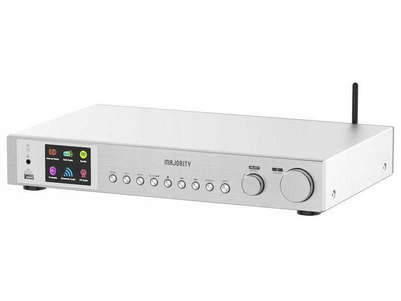 Majority Fitzwilliam 3 - DAB/DAB+/FM - silber