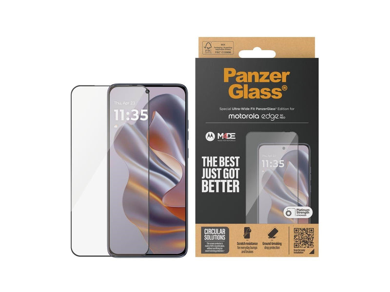 PanzerGlass Screen Protector Motorola Edge 50 Neo | Ultra-Wide Fit