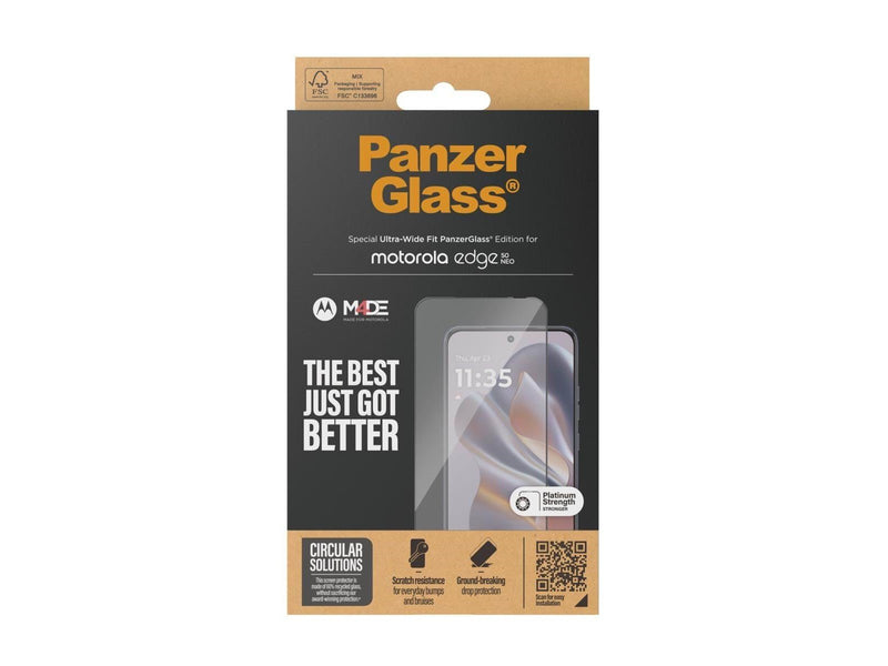 PanzerGlass Screen Protector Motorola Edge 50 Neo | Ultra-Wide Fit