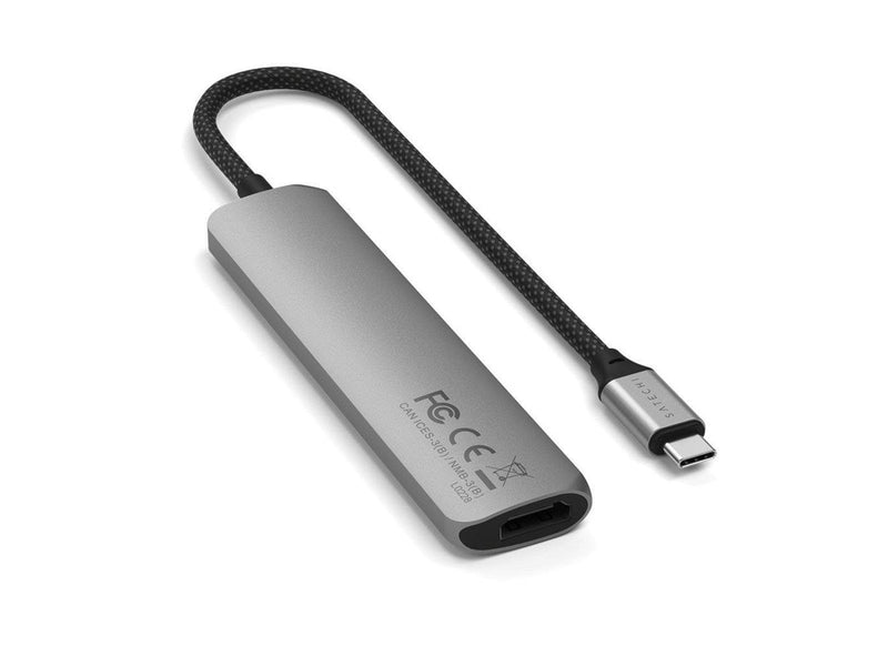 Satechi 6-in-1 USB-C Slim Multiport Adapter - Space Grey