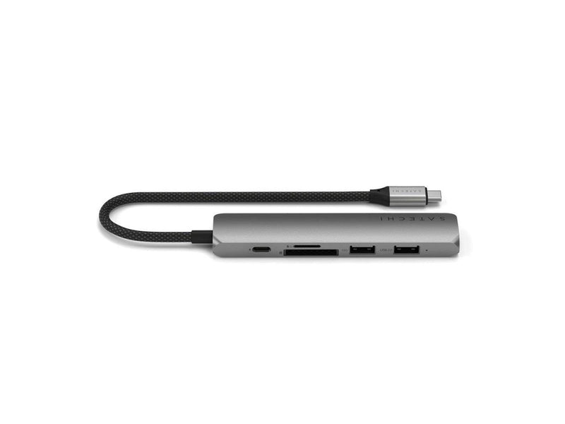 Satechi 6-in-1 USB-C Slim Multiport Adapter - Space Grey