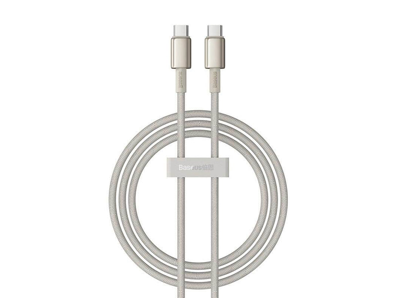 Baseus Tungsten Gold USB-C to USB-C Cable 100W 1m (gold)
