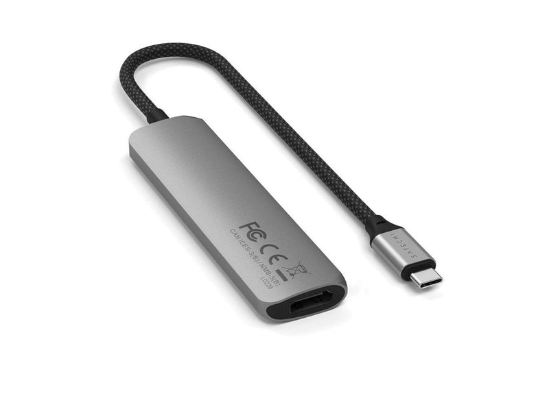 Satechi 4-in-1 USB-C Slim Multiport Adapter 4K - Space Grey