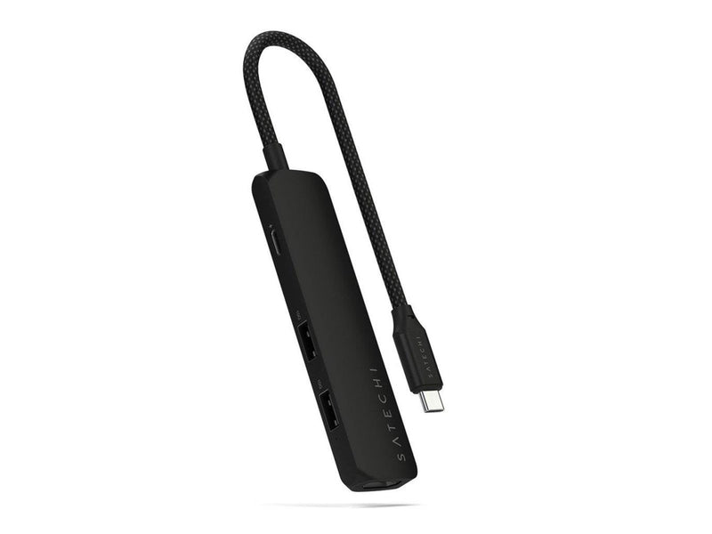 Satechi 4-in-1 USB-C Slim Multiport Adapter 4K - Black
