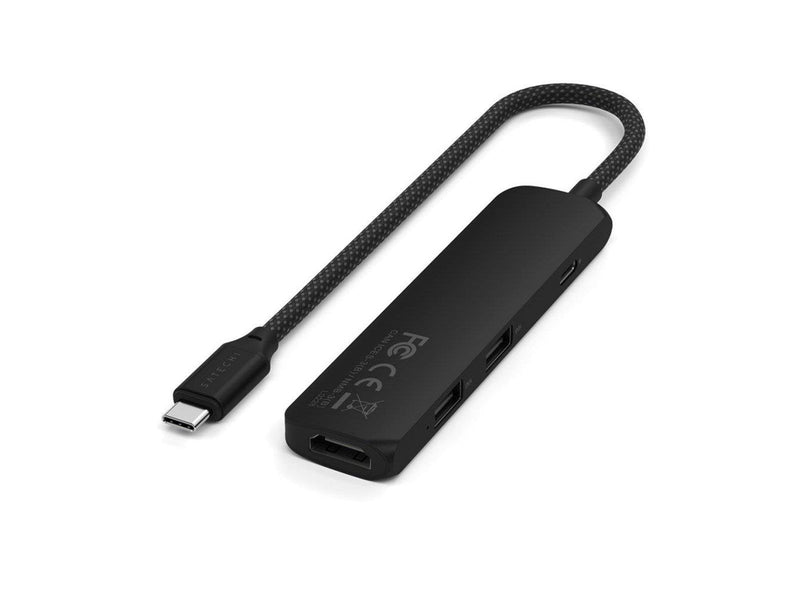 Satechi 4-in-1 USB-C Slim Multiport Adapter 4K - Black