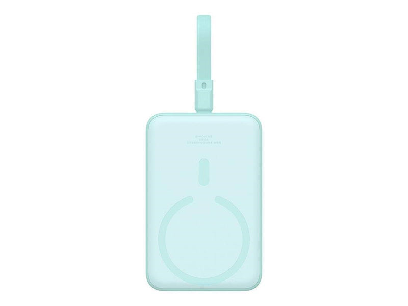 Baseus Magnetic Mini 10000mAh 20W MagSafe Magnetic Power Bank (Mint) Powerbank (Akku) - Blau - 10000 mAh