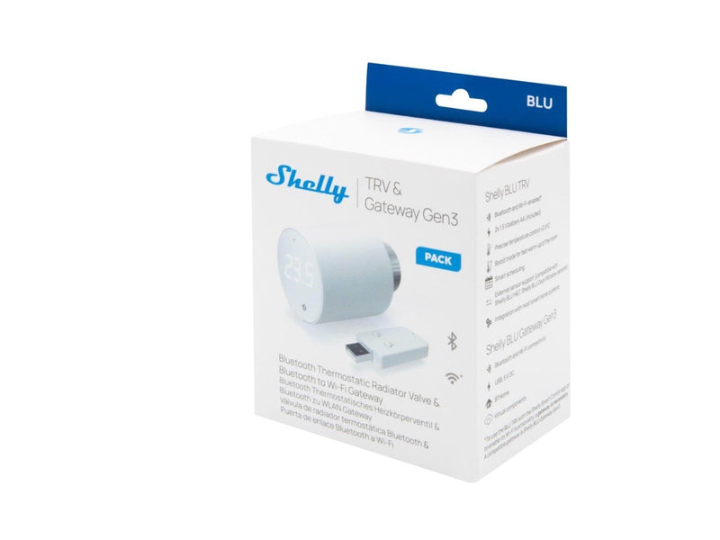Shelly BLU TRV 2-Pack + BLU Gateway Gen3