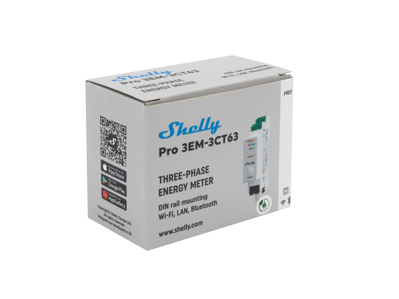 Shelly Pro 3EM CT63