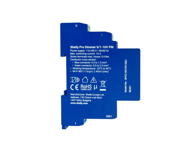 Shelly Pro Dimmer 0/1-10V PM