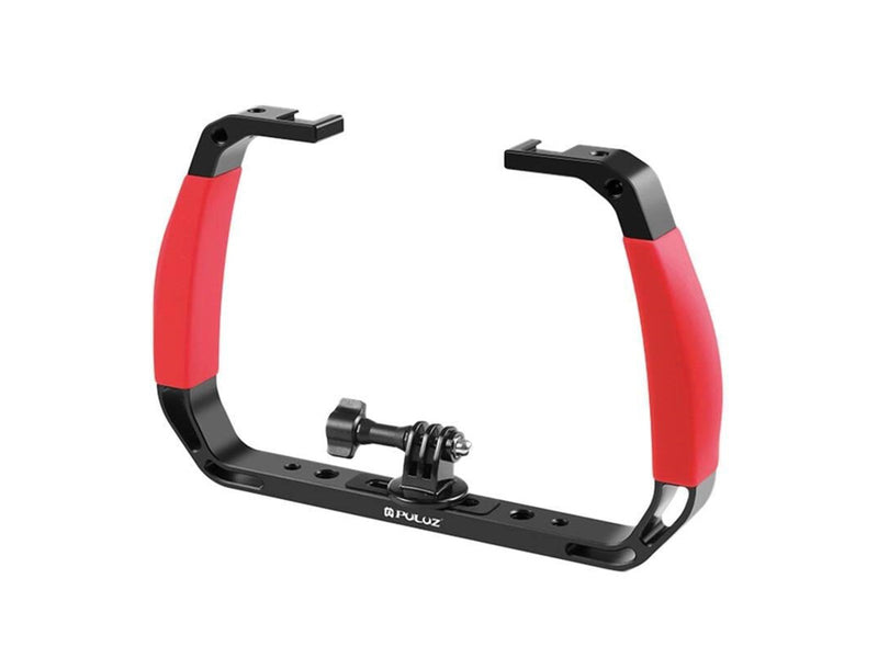 Puluz Underwater Diving Rig for Action Cameras (Red)