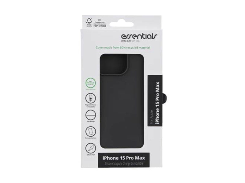 Essentials Cover Black - iPhone 15 Pro Max